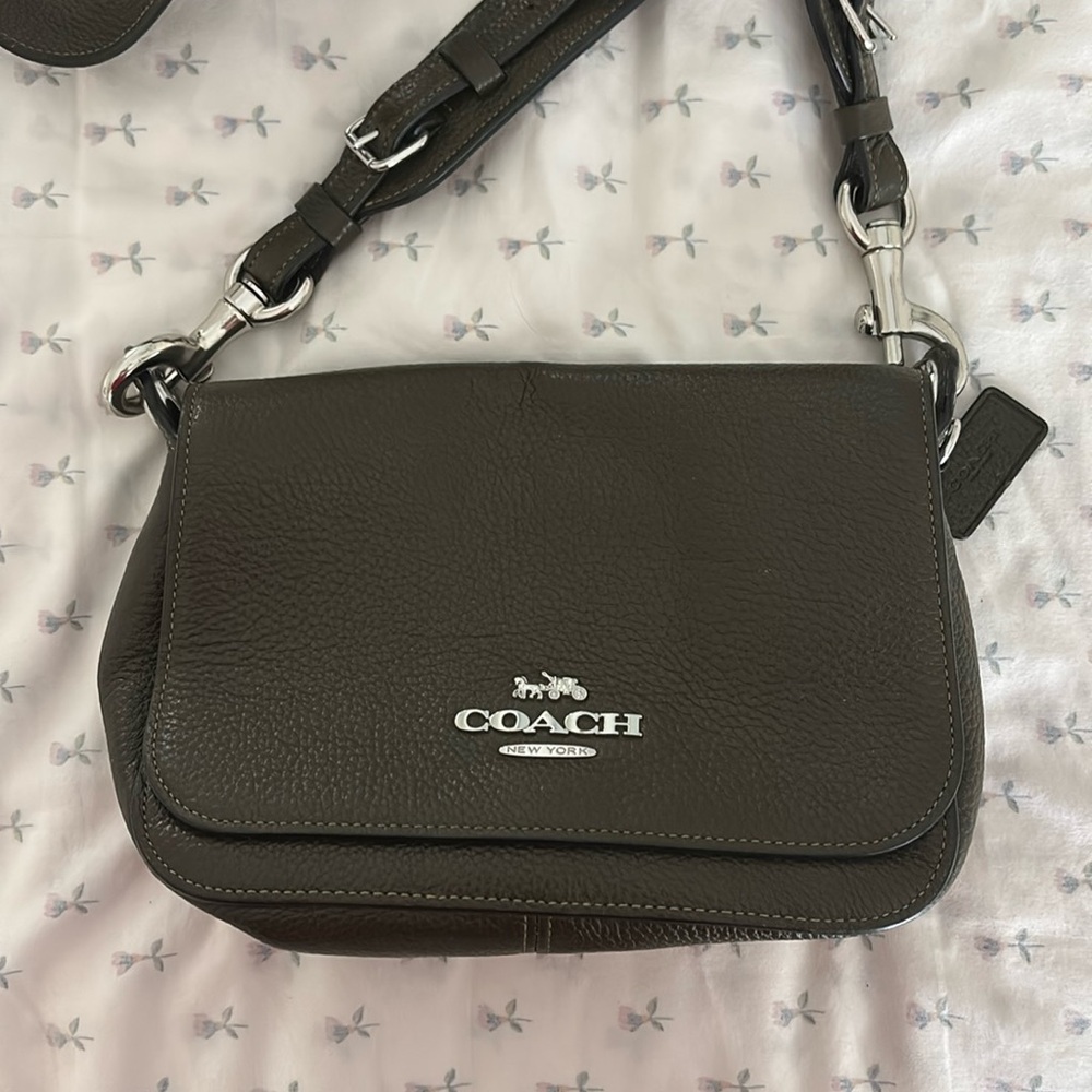 Olive Green Coach Purse